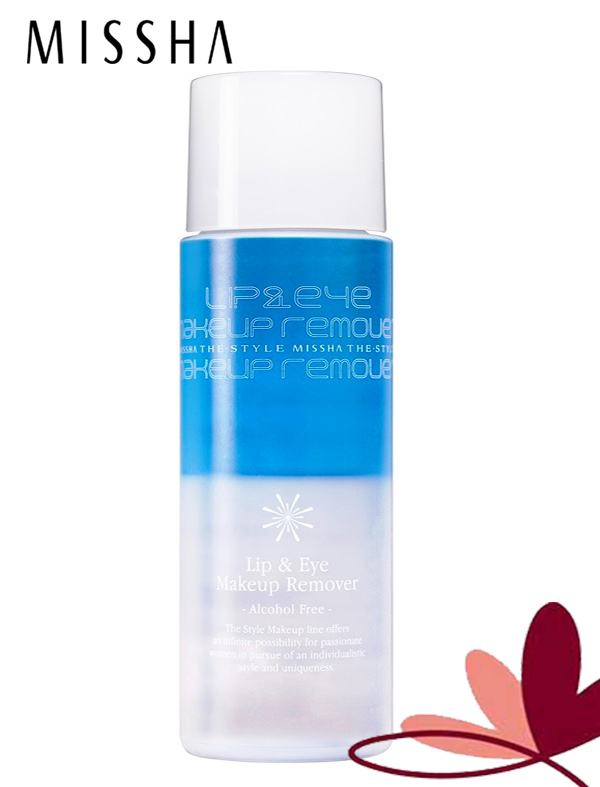 Tẩy trang mắt môi Missha The Style Lip & Eye Makeup Remover 100ml